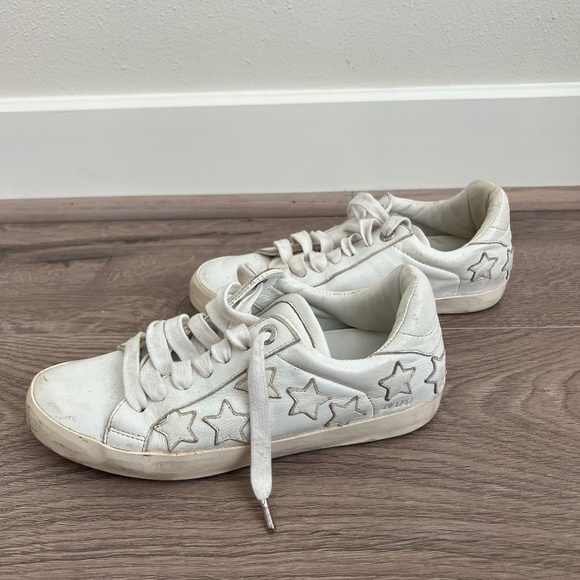 Zadig & Voltaire White Star Patches Sneakers (Size 7.5) - Picture 1 of 4